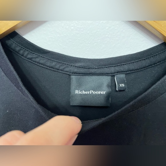 Richer Poorer Cropped Tee Pima Cotton - Picture 4 of 4